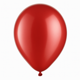 Pearl Black and Apple Red Latex Balloons - 12" Bulk Pack